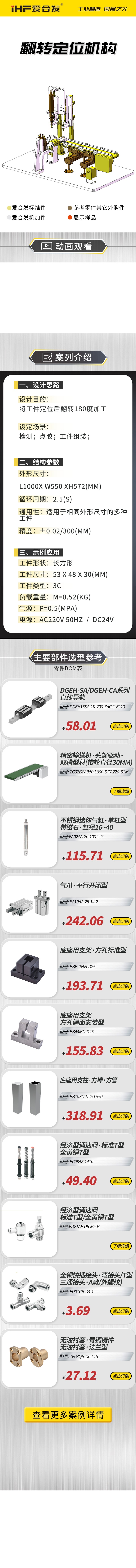 愛合發(fā)：案例介紹，翻轉(zhuǎn)定位機(jī)構(gòu)！